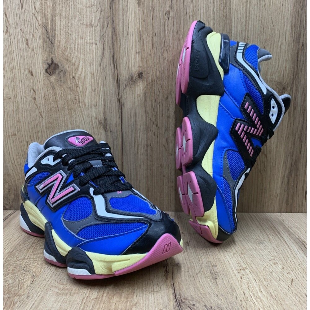 New Balance 9060 Blue Oasis Real Pink GC9060BPO Size 4Y Kids Womens 5.5 Sneaker